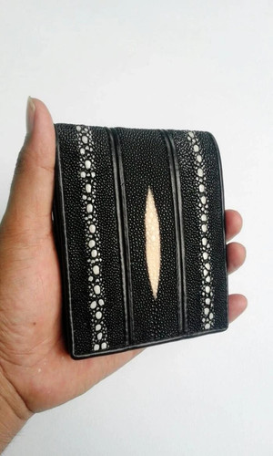 Black stingray wallet double - stingray,
